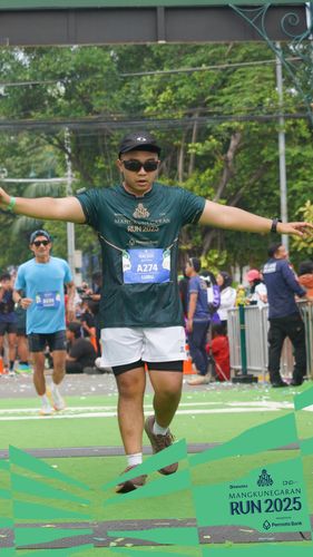 Race photo from Mangkunegaran Run 2025