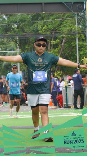Race photo from Mangkunegaran Run 2025