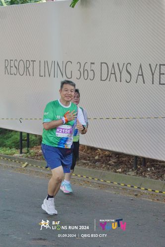 Race photo from BAF LIONS RUN 2024