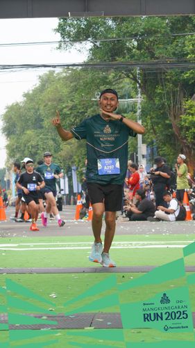 Race photo from Mangkunegaran Run 2025