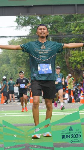 Race photo from Mangkunegaran Run 2025