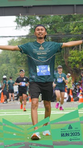 Race photo from Mangkunegaran Run 2025