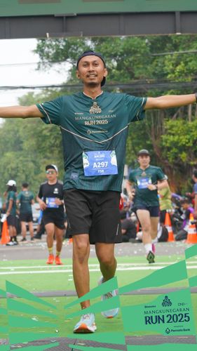 Race photo from Mangkunegaran Run 2025