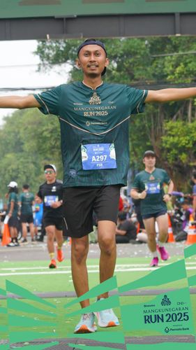 Race photo from Mangkunegaran Run 2025