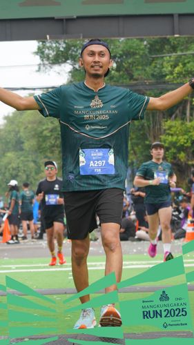 Race photo from Mangkunegaran Run 2025