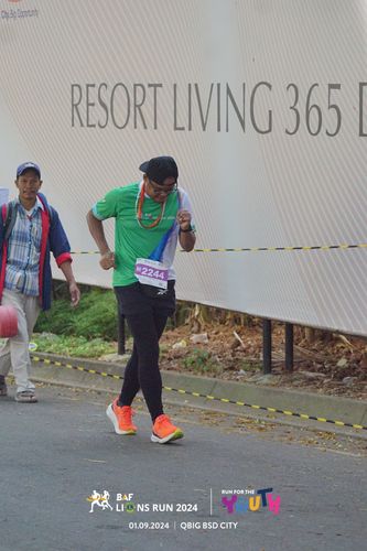 Race photo from BAF LIONS RUN 2024
