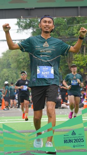 Race photo from Mangkunegaran Run 2025