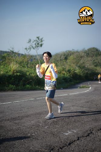 Race photo from Kelud Vertical Challenge 2024