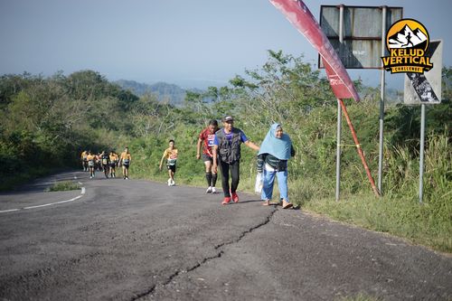 Race photo from Kelud Vertical Challenge 2024