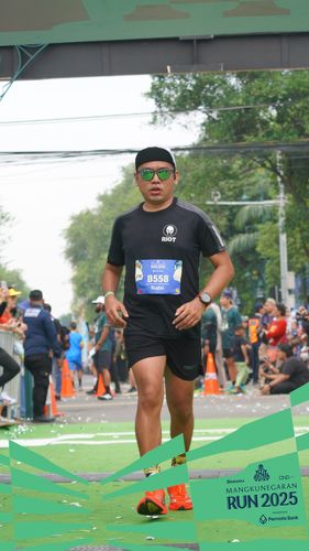 Race photo from Mangkunegaran Run 2025