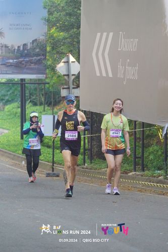 Race photo from BAF LIONS RUN 2024
