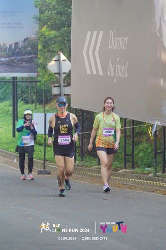 Race photo from BAF LIONS RUN 2024