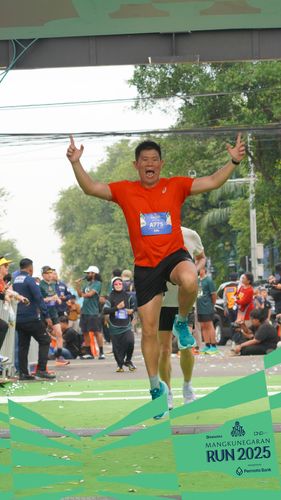 Race photo from Mangkunegaran Run 2025