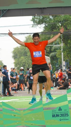 Race photo from Mangkunegaran Run 2025