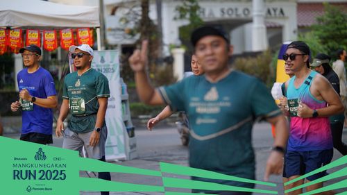 Race photo from Mangkunegaran Run 2025
