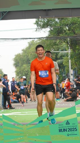 Race photo from Mangkunegaran Run 2025