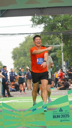 Race photo from Mangkunegaran Run 2025