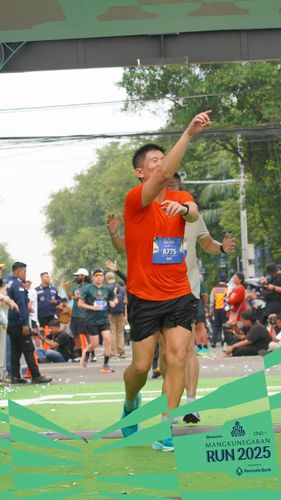 Race photo from Mangkunegaran Run 2025