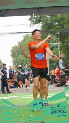 Race photo from Mangkunegaran Run 2025