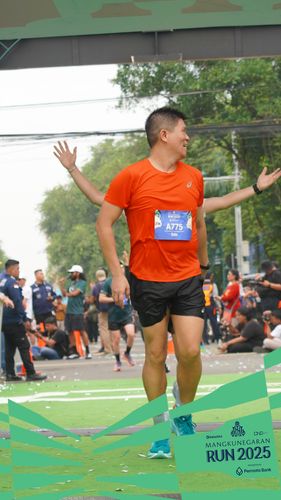Race photo from Mangkunegaran Run 2025