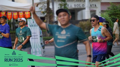 Race photo from Mangkunegaran Run 2025