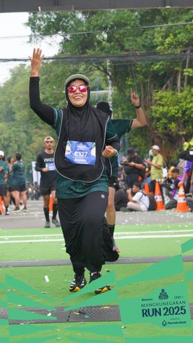 Race photo from Mangkunegaran Run 2025