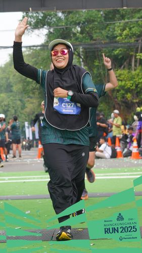 Race photo from Mangkunegaran Run 2025