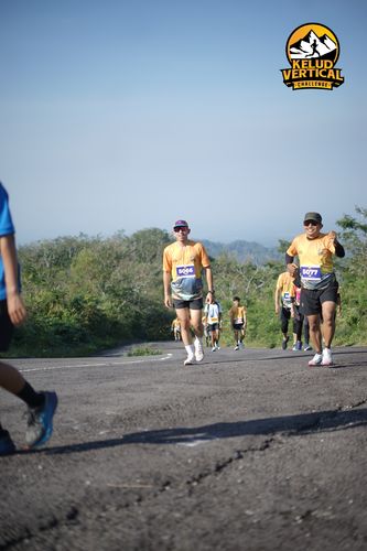 Race photo from Kelud Vertical Challenge 2024