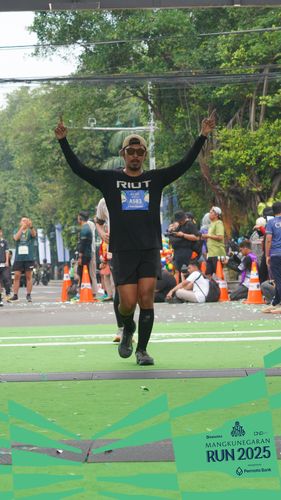 Race photo from Mangkunegaran Run 2025