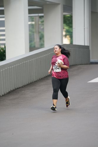 Race photo from Assurance Fun Run 2024