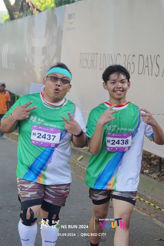 Race photo from BAF LIONS RUN 2024