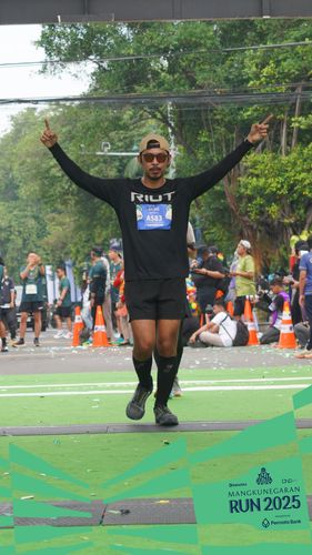 Race photo from Mangkunegaran Run 2025