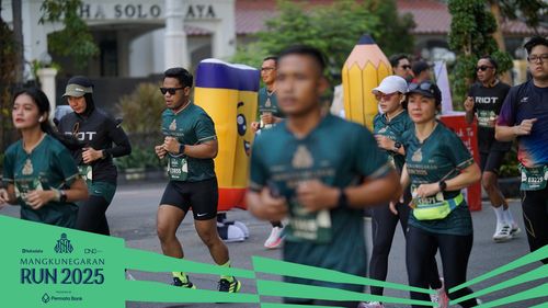 Race photo from Mangkunegaran Run 2025