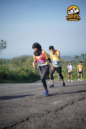 Race photo from Kelud Vertical Challenge 2024