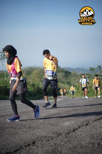 Race photo from Kelud Vertical Challenge 2024