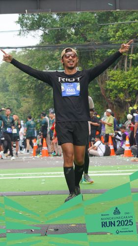 Race photo from Mangkunegaran Run 2025