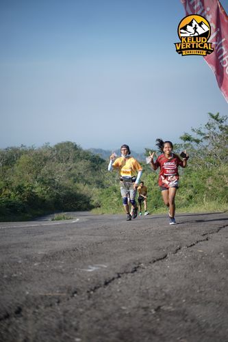 Race photo from Kelud Vertical Challenge 2024