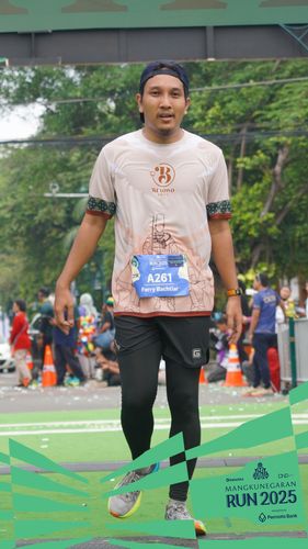 Race photo from Mangkunegaran Run 2025