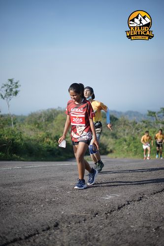 Race photo from Kelud Vertical Challenge 2024