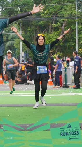 Race photo from Mangkunegaran Run 2025