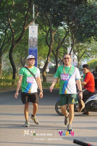 Race photo from BAF LIONS RUN 2024