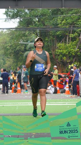 Race photo from Mangkunegaran Run 2025