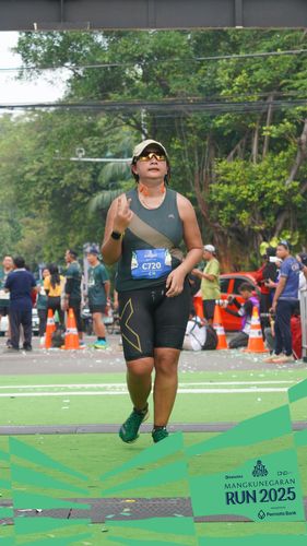 Race photo from Mangkunegaran Run 2025