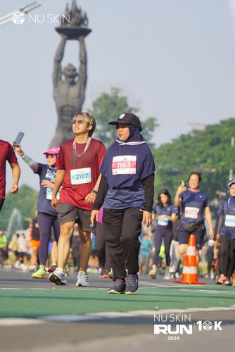 Race photo from Nu Skin Run 10K