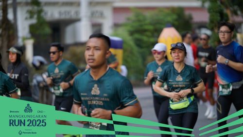 Race photo from Mangkunegaran Run 2025