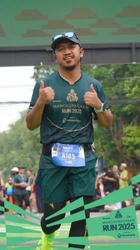 Race photo from Mangkunegaran Run 2025