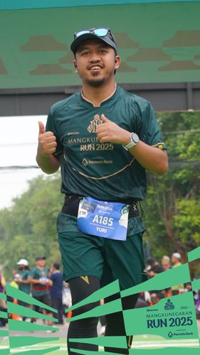 Race photo from Mangkunegaran Run 2025