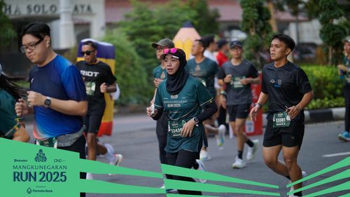 Race photo from Mangkunegaran Run 2025