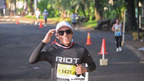 Race photo from Taman Budaya x BOGORUN 2025