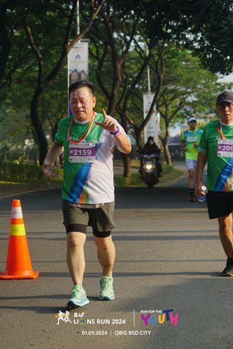 Race photo from BAF LIONS RUN 2024